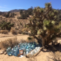A water cache.